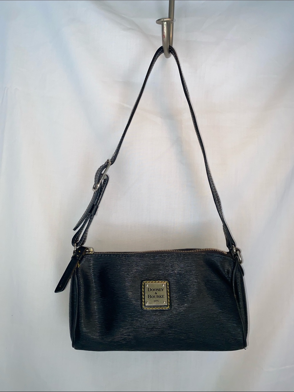 Dooney & Bourke Black Leather Mini Shoulder Bag